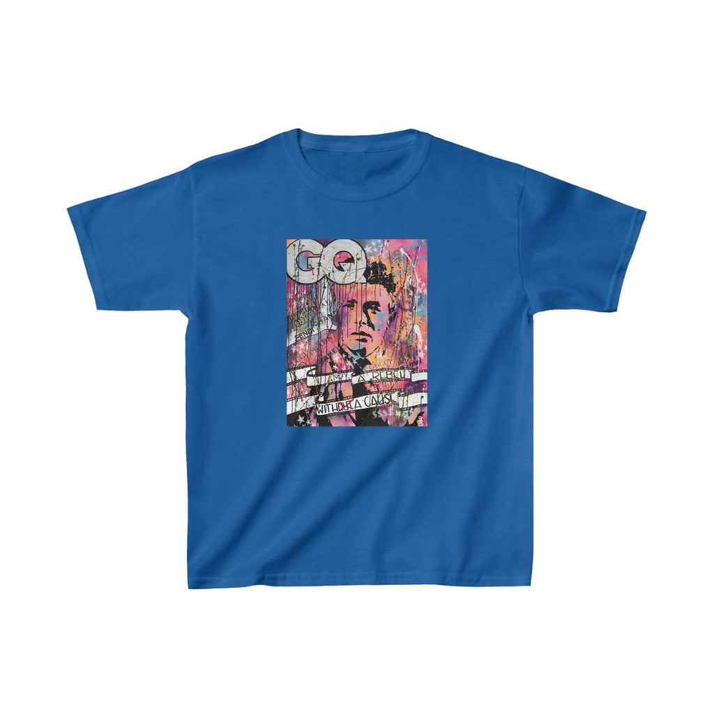 "Rebel With A Cause" Kids Heavy Cotton™ Tee