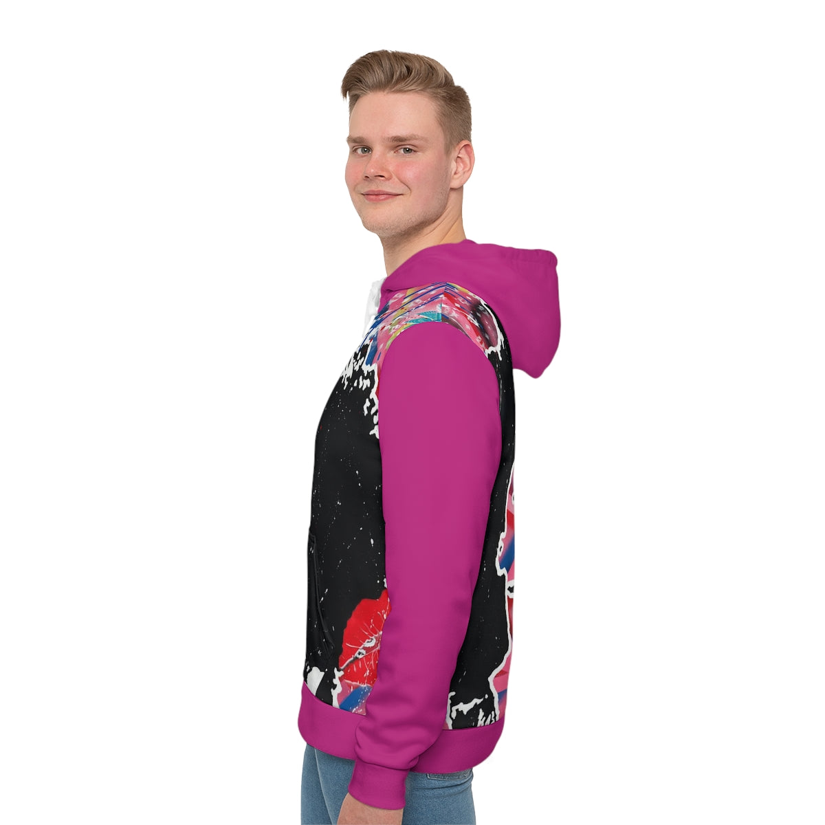 "Embodied" Men's All-Over-Print Hoodie