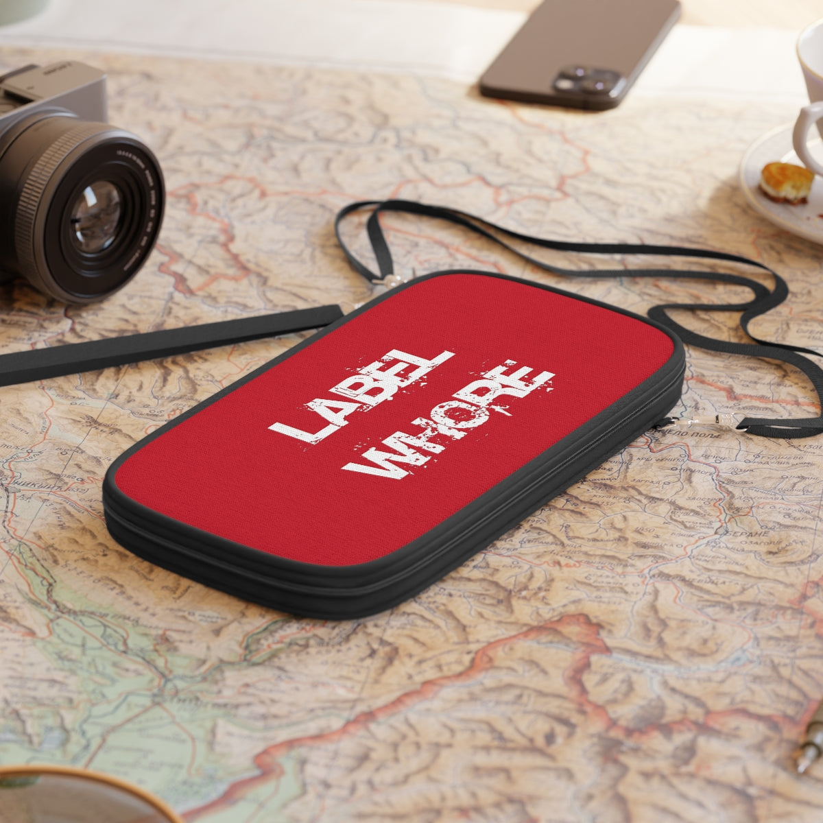 "Label Whore" Passport Wallet