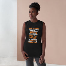 Load image into Gallery viewer, "My Blackness...." Unisex Barnard Tank