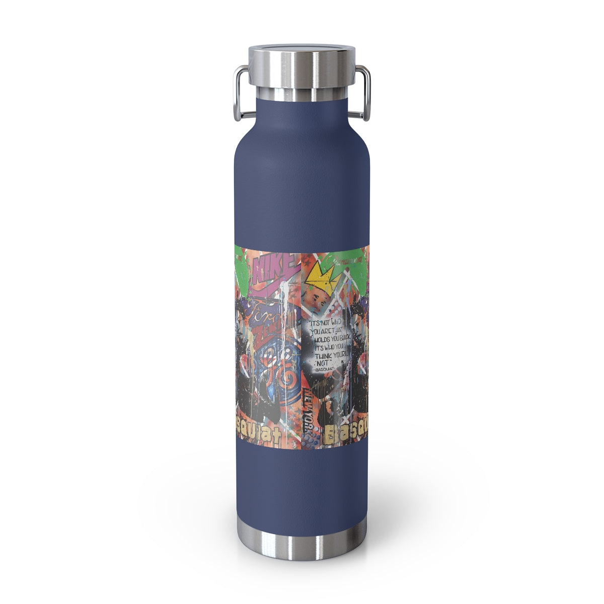 "Basquiat/Warhol Tribute" Copper Vacuum Insulated Bottle, 22oz