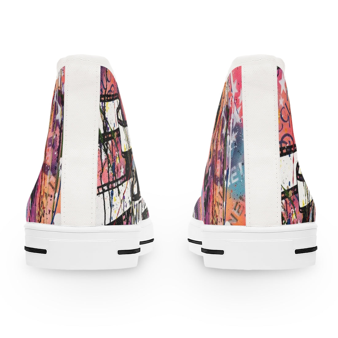 "Rebel Without A Cause" Women's High Top Sneakers