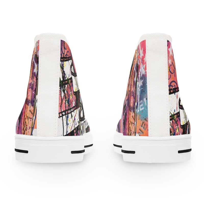 "Rebel Without A Cause" Women's High Top Sneakers