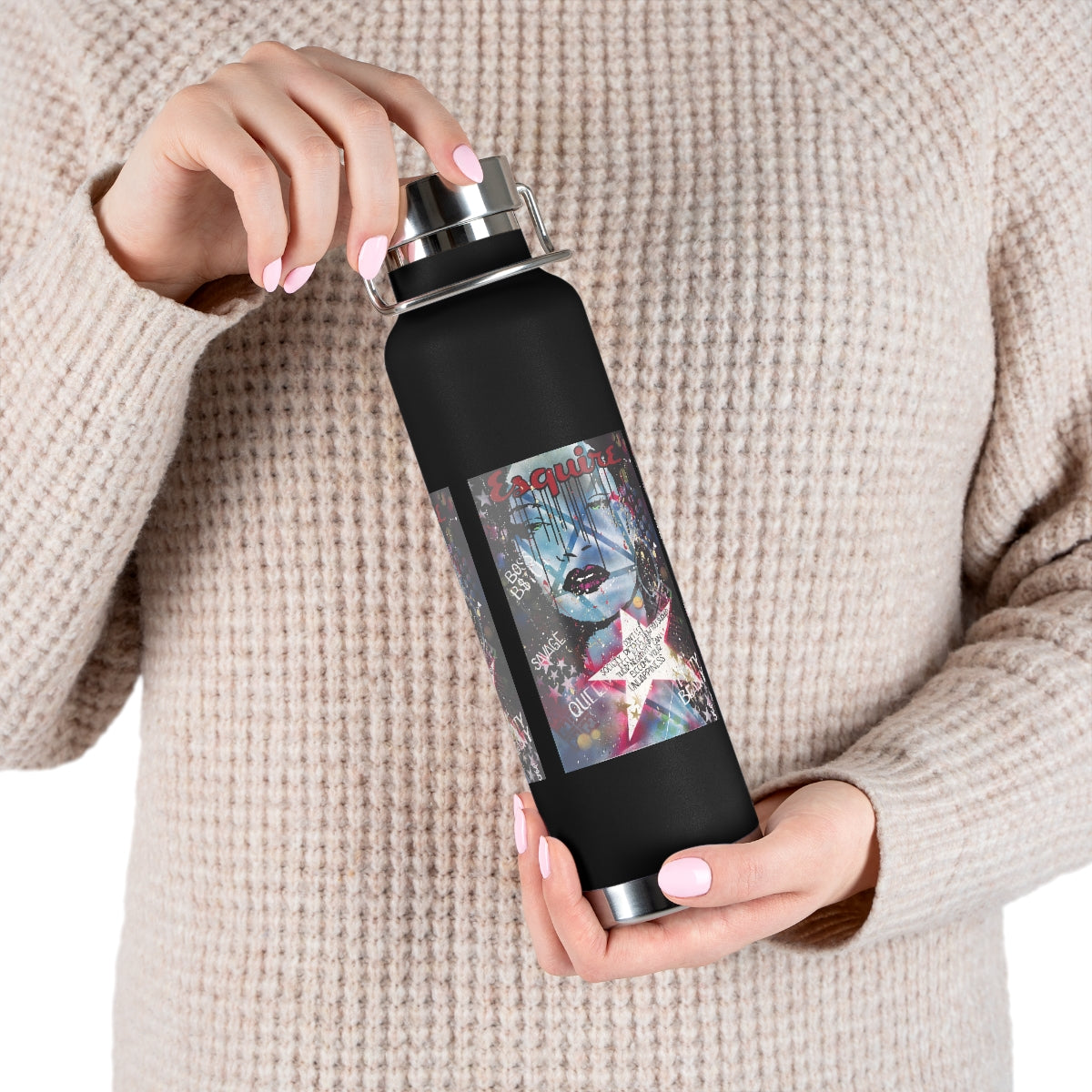 "Be The Boss-Inspired By Rihanna" Copper Vacuum Insulated Bottle, 22oz