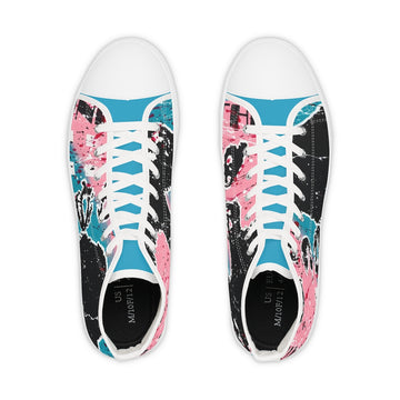 "Unbothered Inspired By Grace Jones" Men's High Top Sneakers