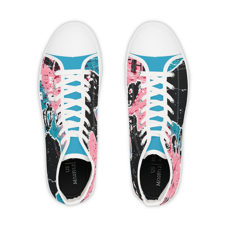 "Unbothered Inspired By Grace Jones" Men's High Top Sneakers