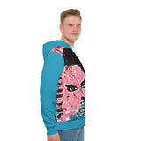"Unbothered-Grace Jones" Men's All-Over-Print Hoodie