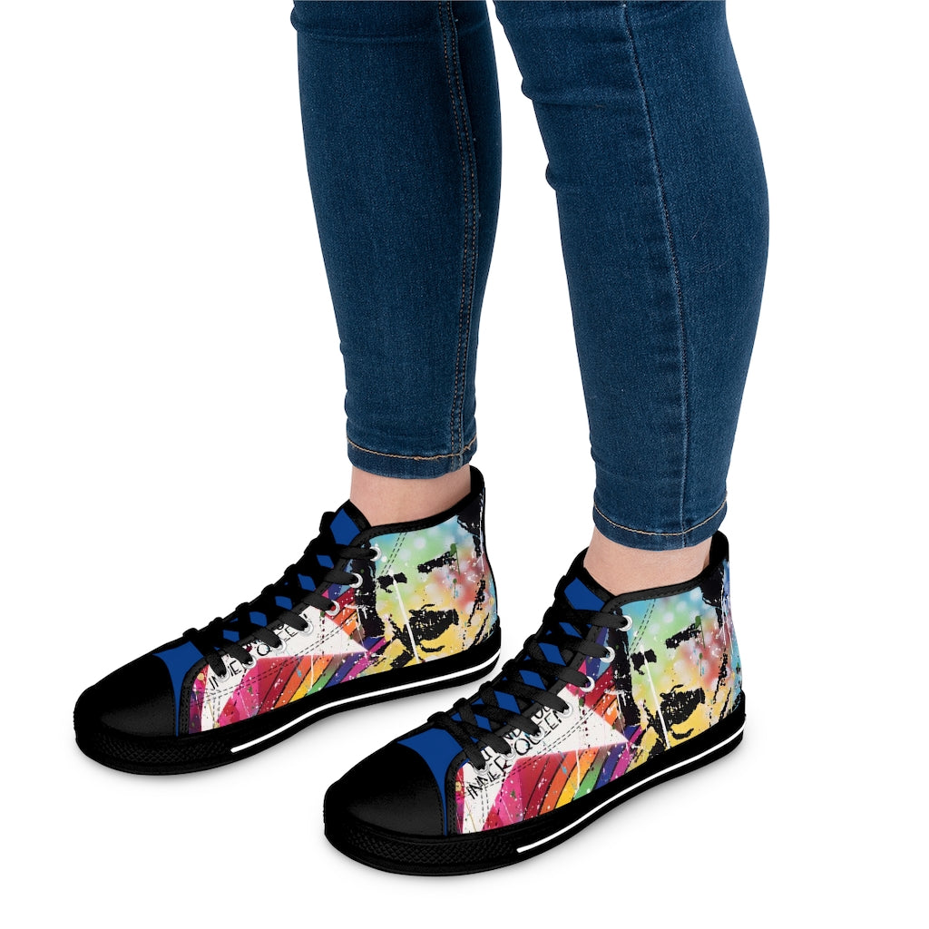 " Find Your Inner Queen" Women's High Top Sneakers
