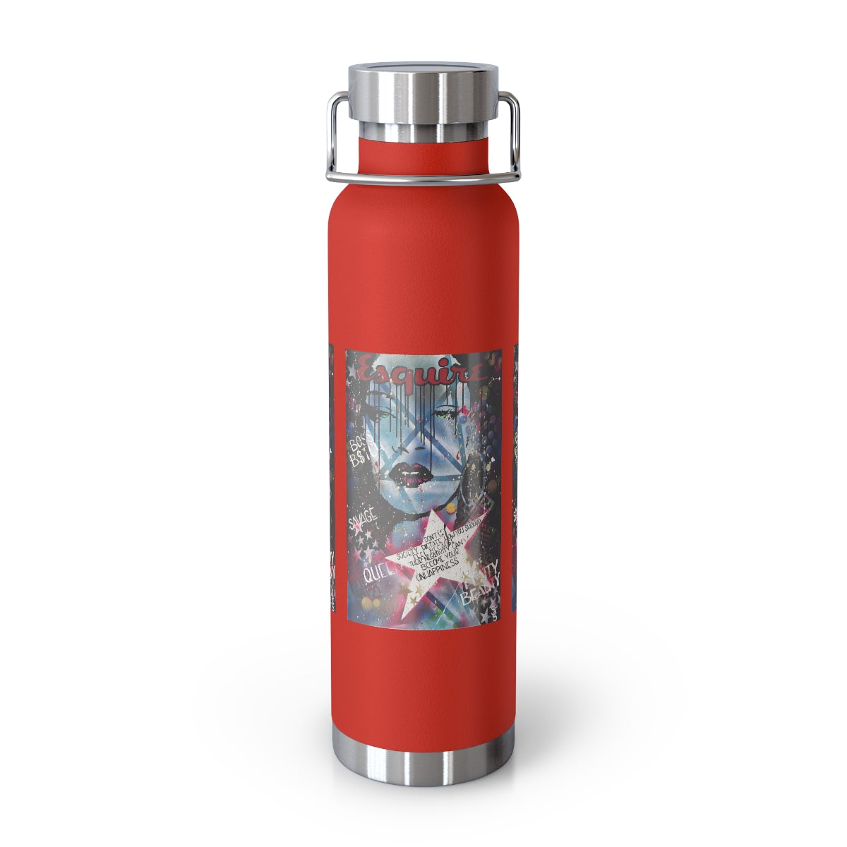 "Be The Boss-Inspired By Rihanna" Copper Vacuum Insulated Bottle, 22oz