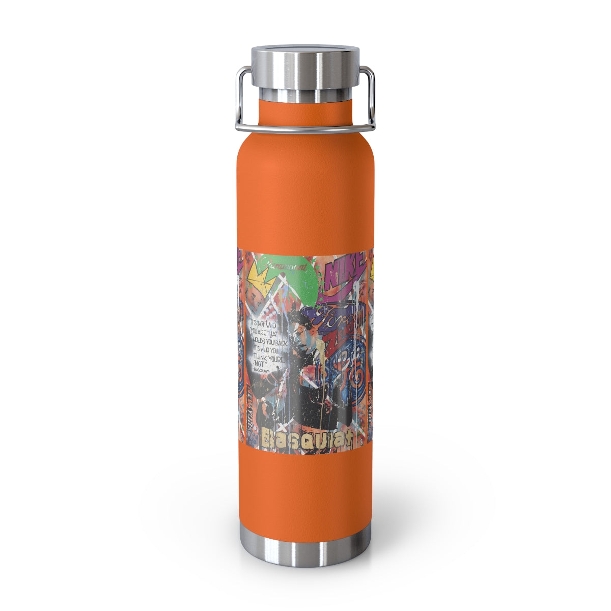 "Basquiat/Warhol Tribute" Copper Vacuum Insulated Bottle, 22oz