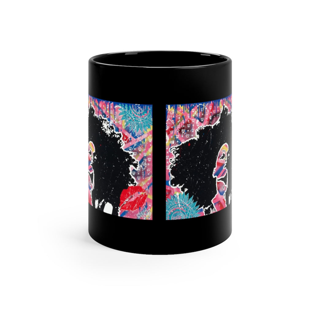 'Embodied" 11oz Black Mug