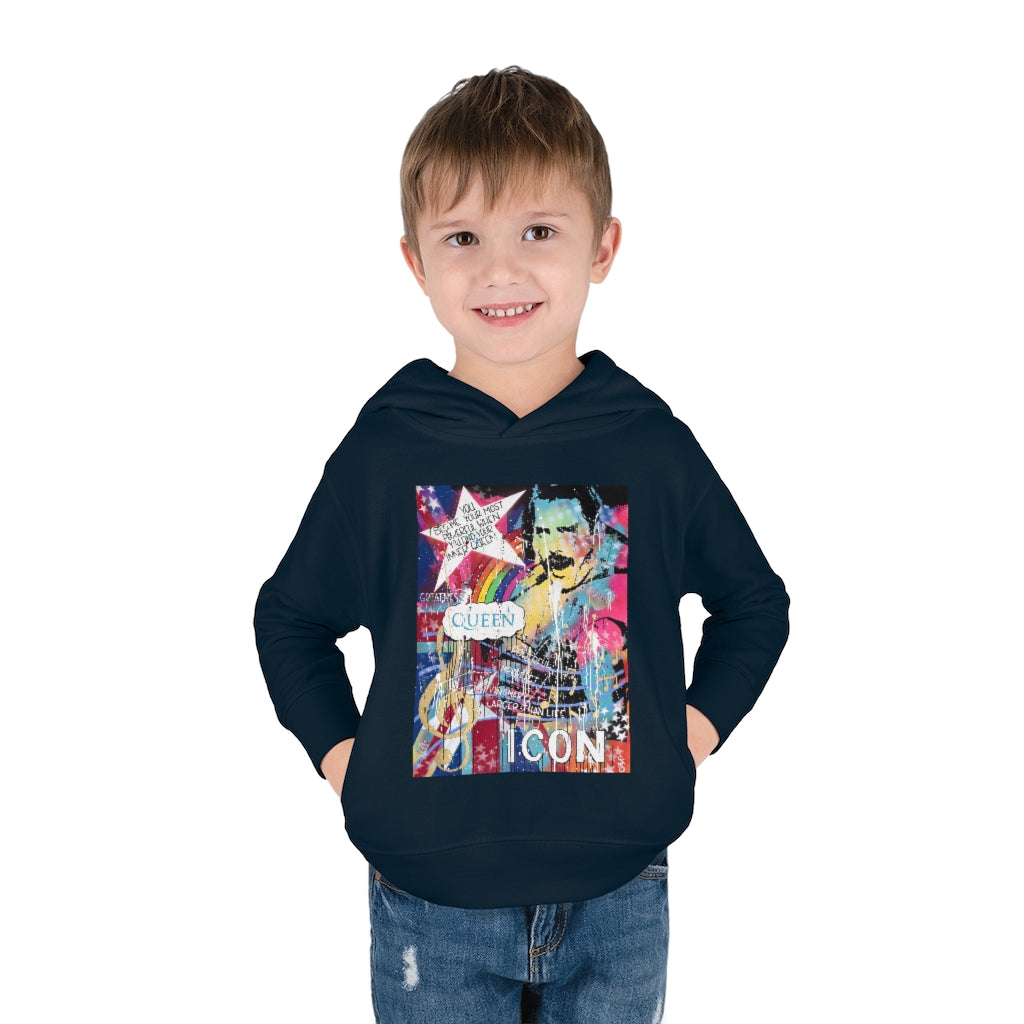 "Find Your Inner Queen" Toddler Pullover Fleece Hoodie