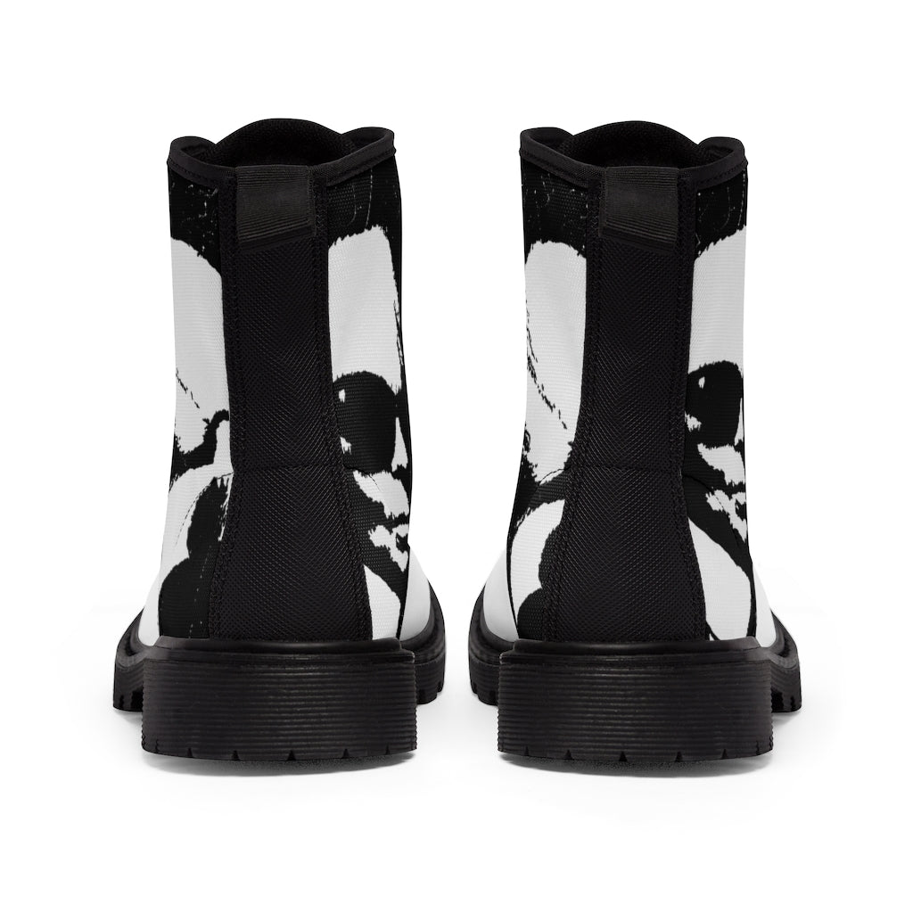 "Label Whore" Men's Canvas Boots