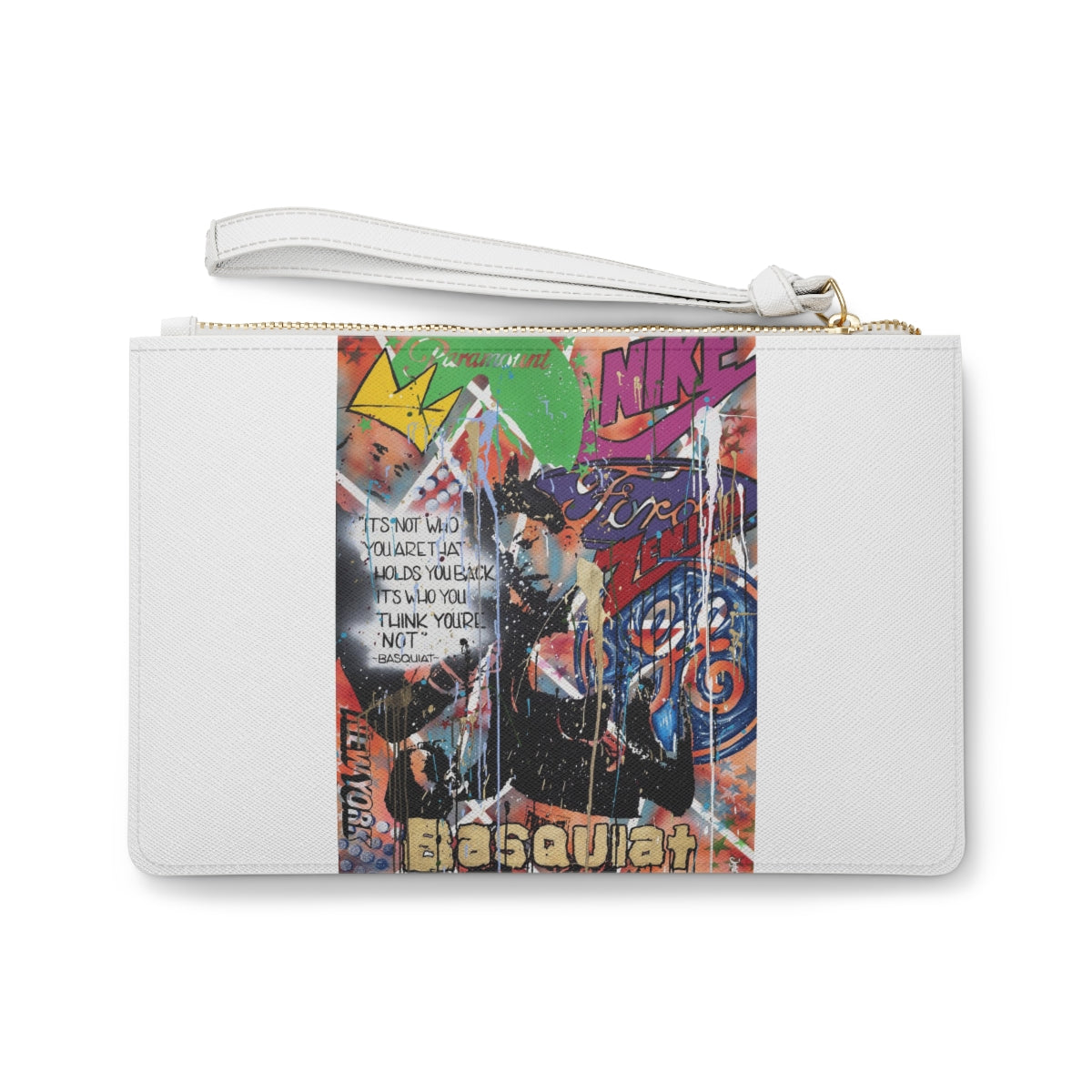 "Basquiat/Warhol Tribute" Clutch Purse