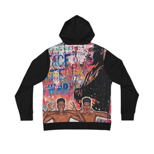 "No Hate Just Love" Men's All-Over-Print Hoodie