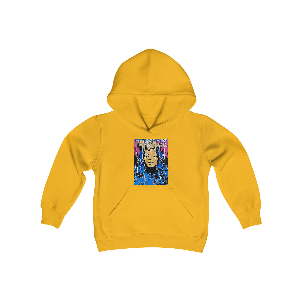 "Fearless-Inspired By Beyonce" Youth Heavy Blend Hooded Sweatshirt