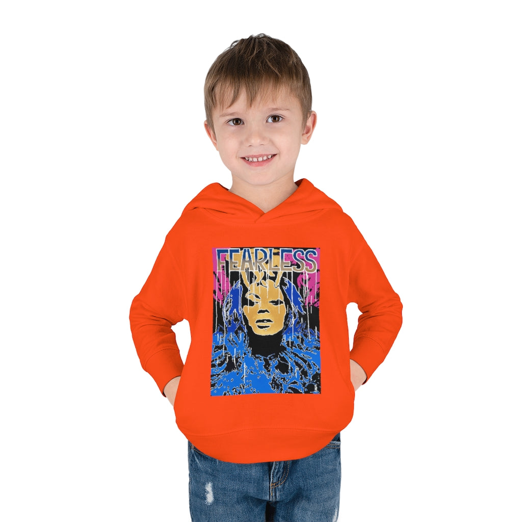 "Fearless" Toddler Pullover Fleece Hoodie