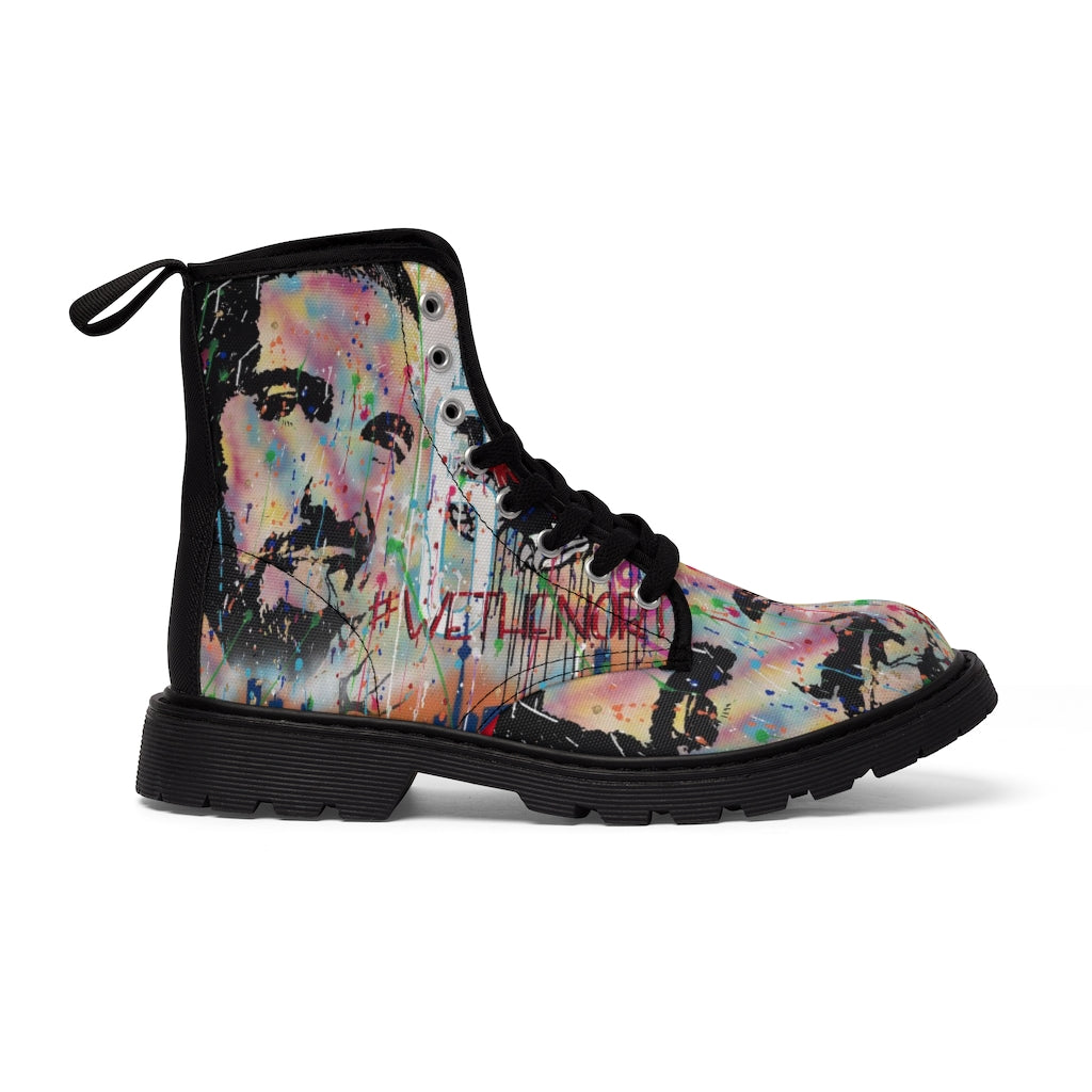 "Remember The North" Men's Canvas Boots