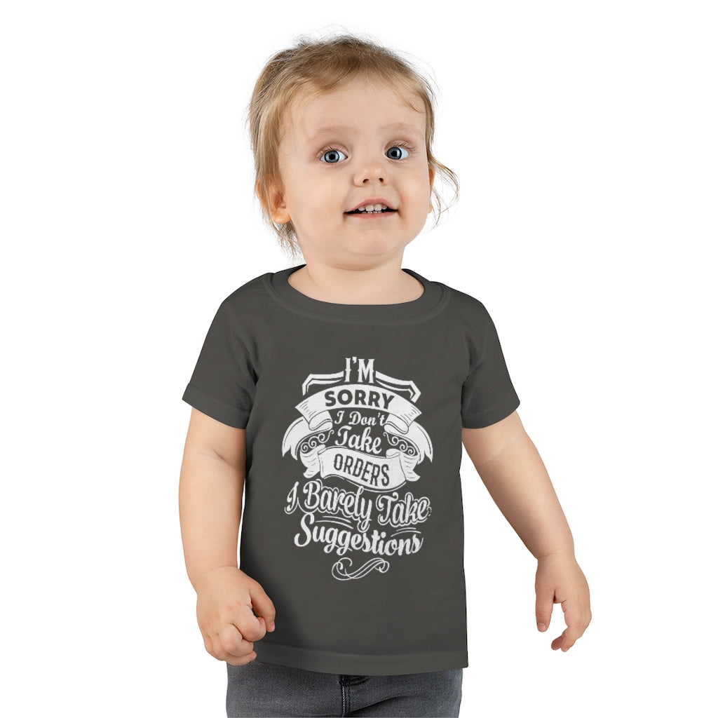 "I'm Sorry......." Toddler T-shirt
