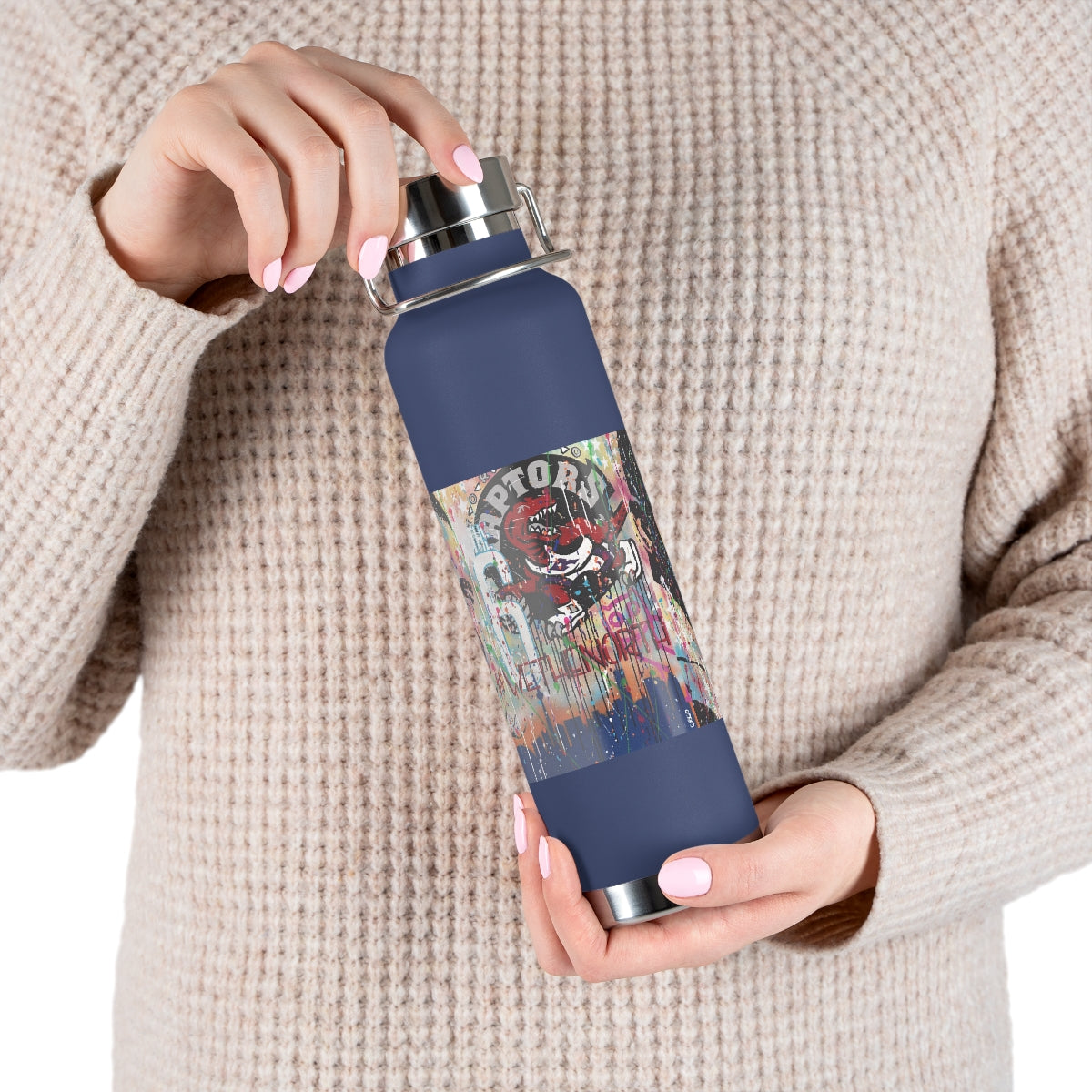 "Remember The North-Inspired By Drake" Copper Vacuum Insulated Bottle, 22oz