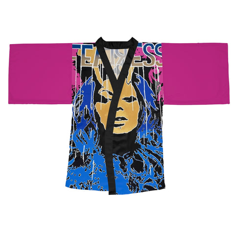 "Fearless" Long Sleeve Kimono Robe