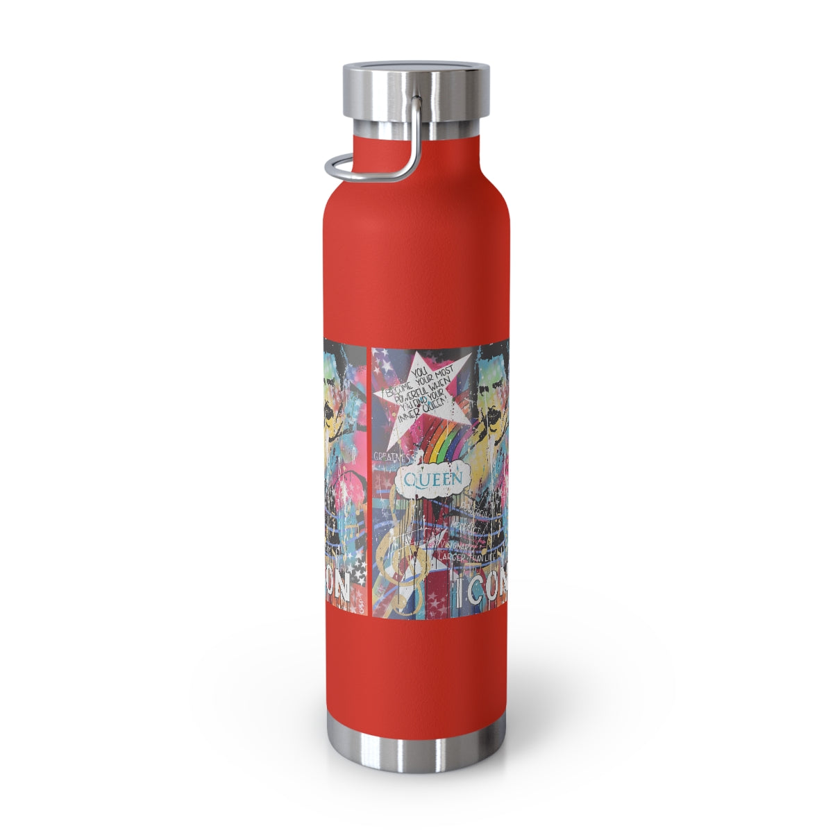 "Find Your Inner Queen- Inspired By Freddie Mercury" Copper Vacuum Insulated Bottle, 22oz