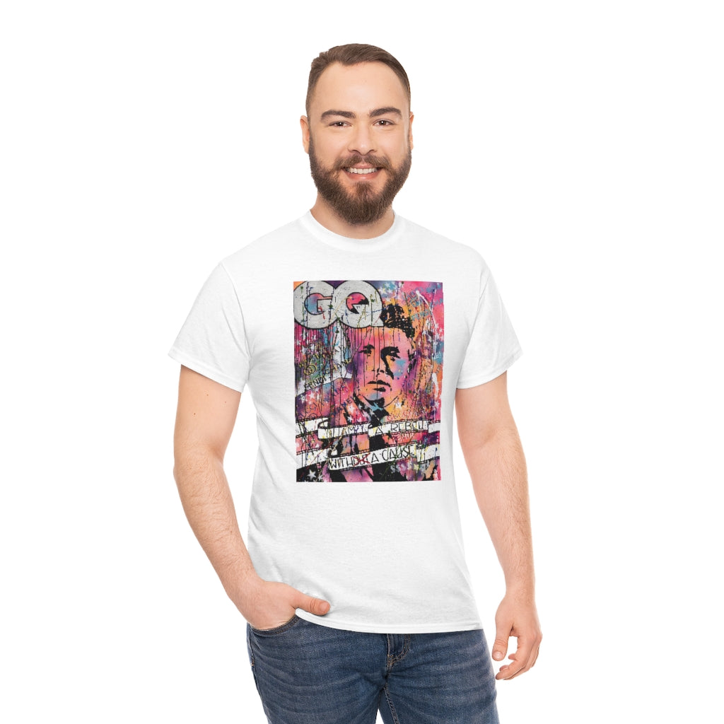"Rebel With A Cause" Unisex Heavy Cotton Tee