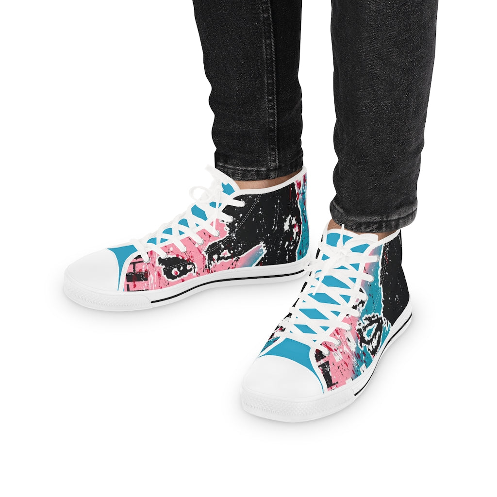 "Unbothered Inspired By Grace Jones" Men's High Top Sneakers