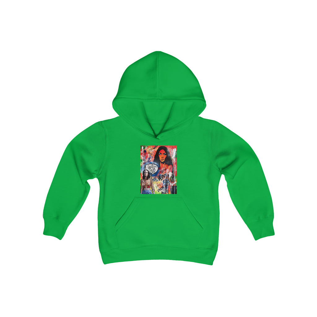 "Dare To Be Different-Inspired By Kim K" Youth Heavy Blend Hooded Sweatshirt