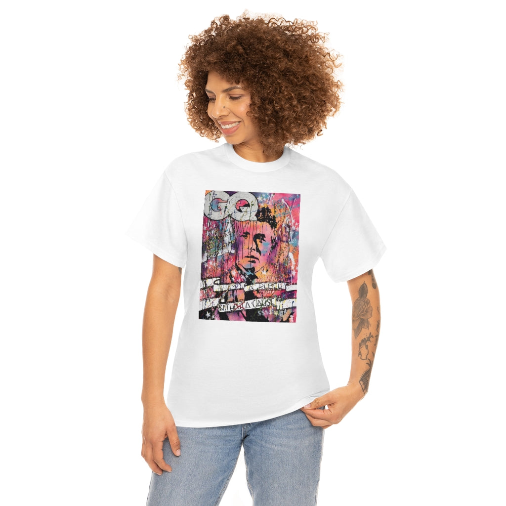 "Rebel With A Cause" Unisex Heavy Cotton Tee