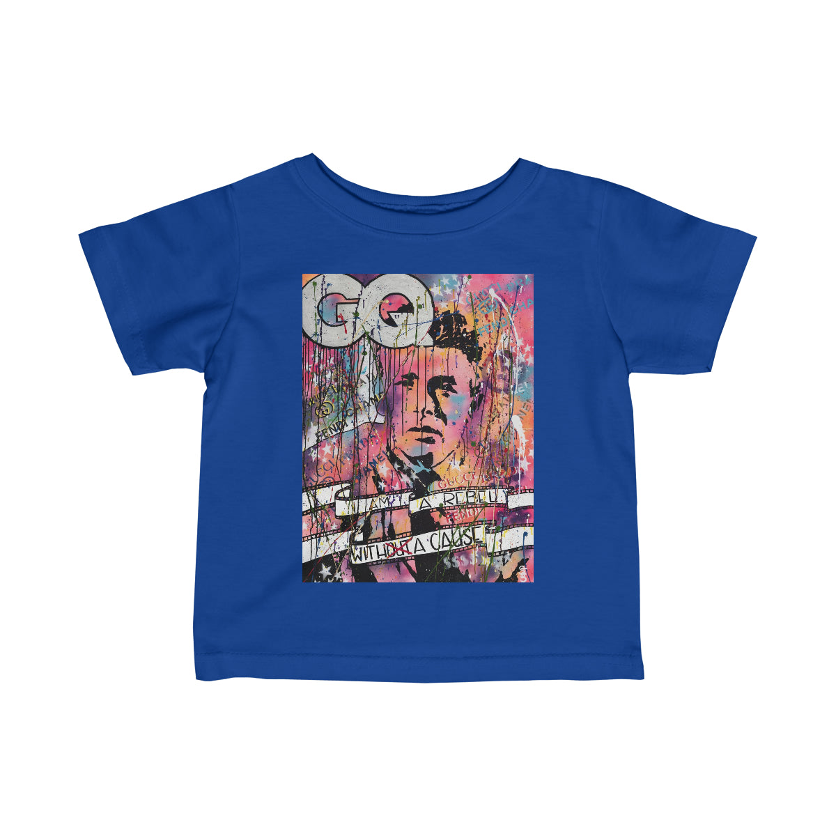 "Rebel With A Cause" Infant Fine Jersey Tee