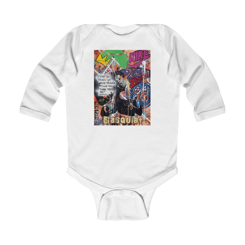 "Basquiat/Warhol Tribute" Infant Long Sleeve Bodysuit
