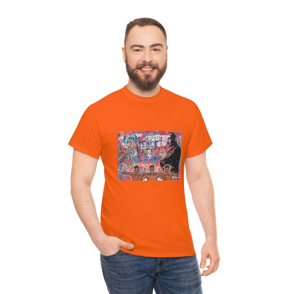 "No Hate Just Love" Unisex Heavy Cotton Tee