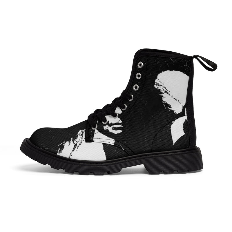 "Label Whore 2" Men's Canvas Boots