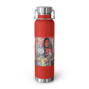 "Dare To Be Different" Copper Vacuum Insulated Bottle, 22oz