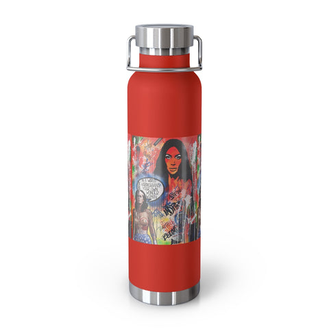 "Dare To Be Different" Copper Vacuum Insulated Bottle, 22oz