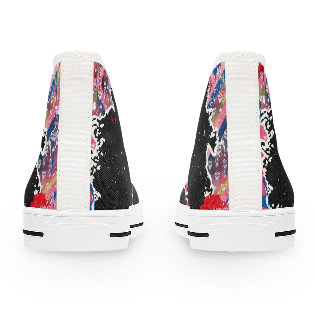 'Embodied-Inspired By Diana Ross" Women's High Top Sneakers