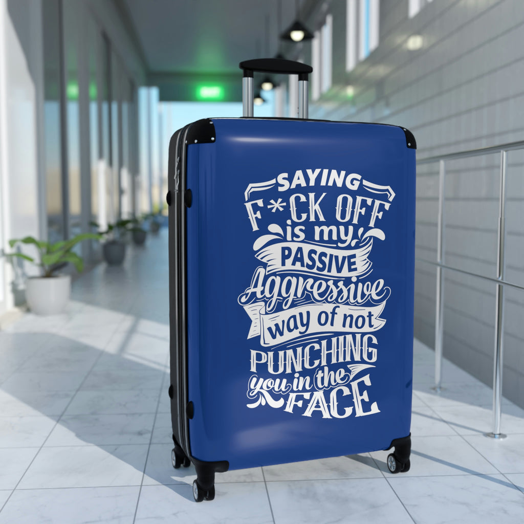 "Saying F*CK Off...." Suitcases