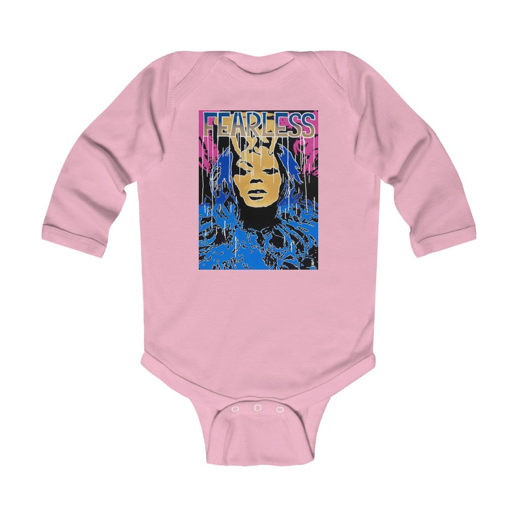 "Fearless" Infant Long Sleeve Bodysuit