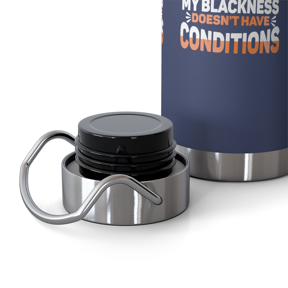 "My Blackness Is Magical..." Copper Vacuum Insulated Bottle, 22oz
