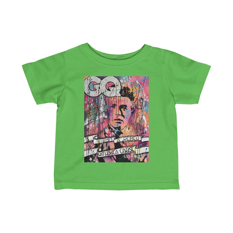 "Rebel With A Cause" Infant Fine Jersey Tee