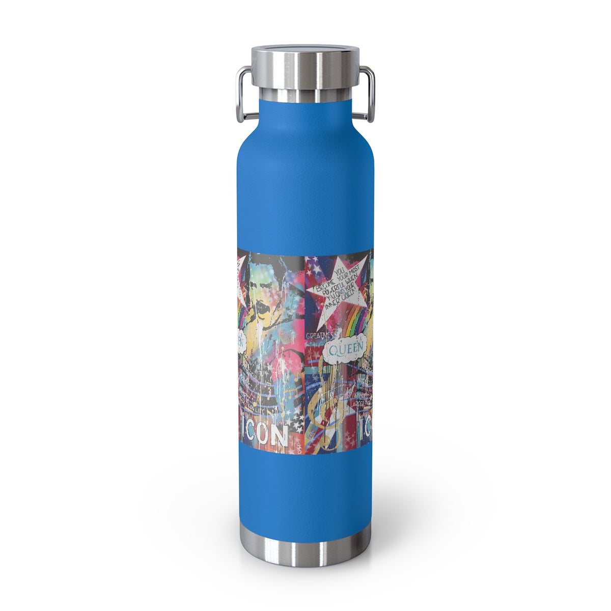 "Find Your Inner Queen- Inspired By Freddie Mercury" Copper Vacuum Insulated Bottle, 22oz
