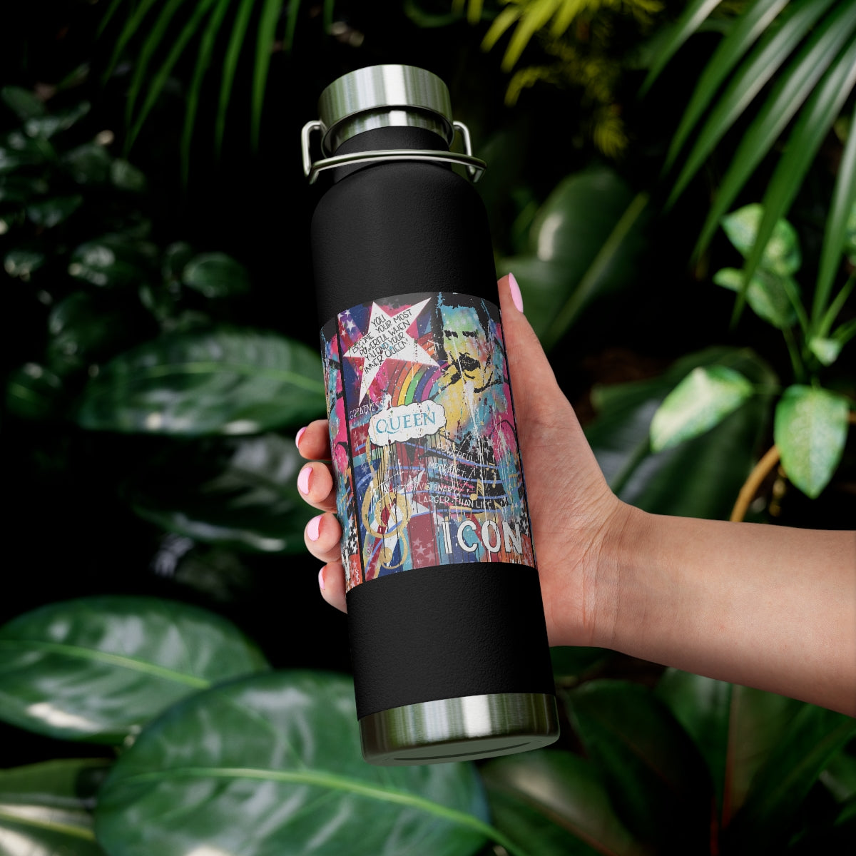 "Find Your Inner Queen- Inspired By Freddie Mercury" Copper Vacuum Insulated Bottle, 22oz