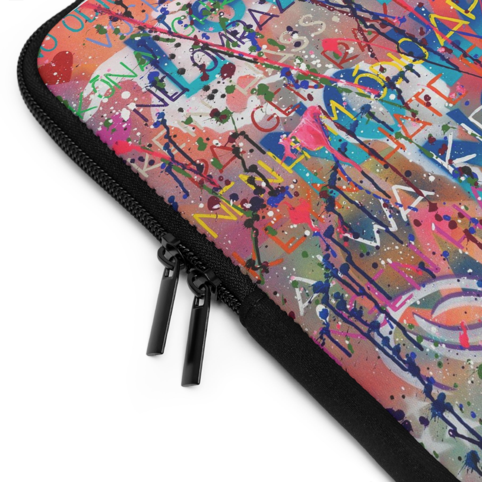 "No Hate Just Love" Laptop Sleeve