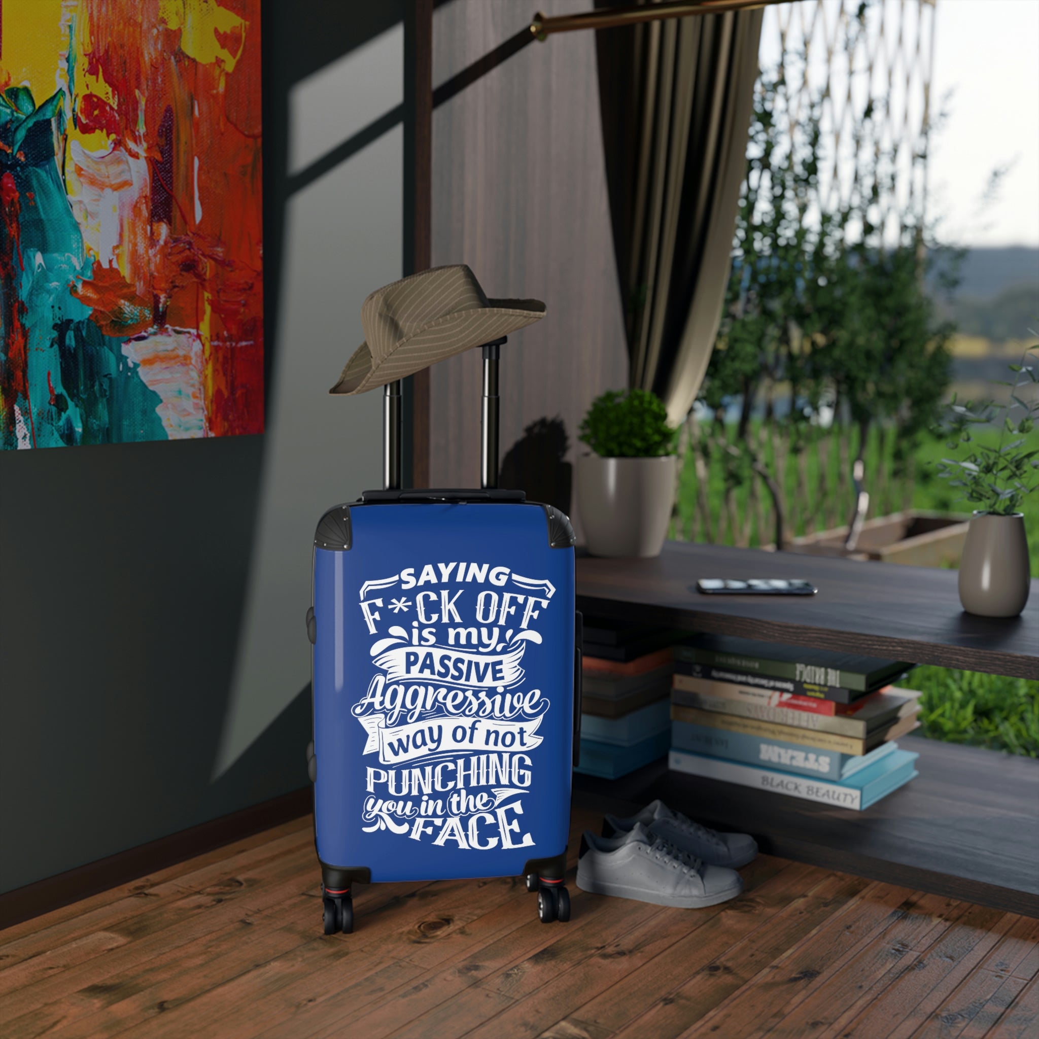 "Saying F*CK Off...." Suitcases
