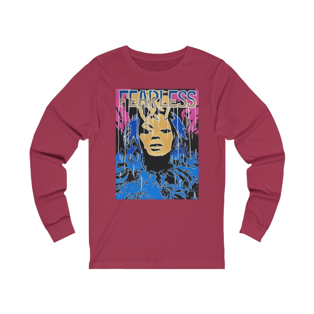 "Fearless" Unisex Jersey Long Sleeve Tee