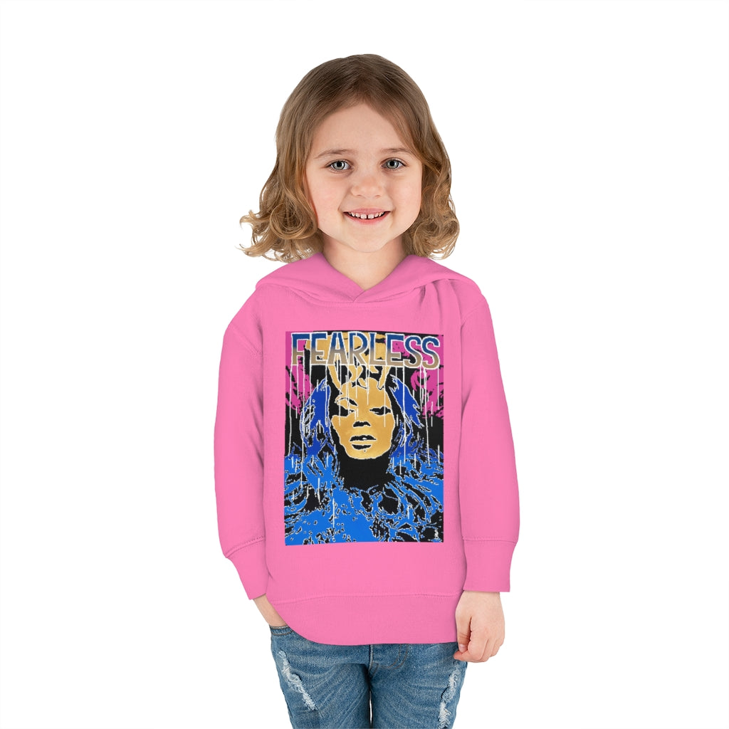 "Fearless" Toddler Pullover Fleece Hoodie