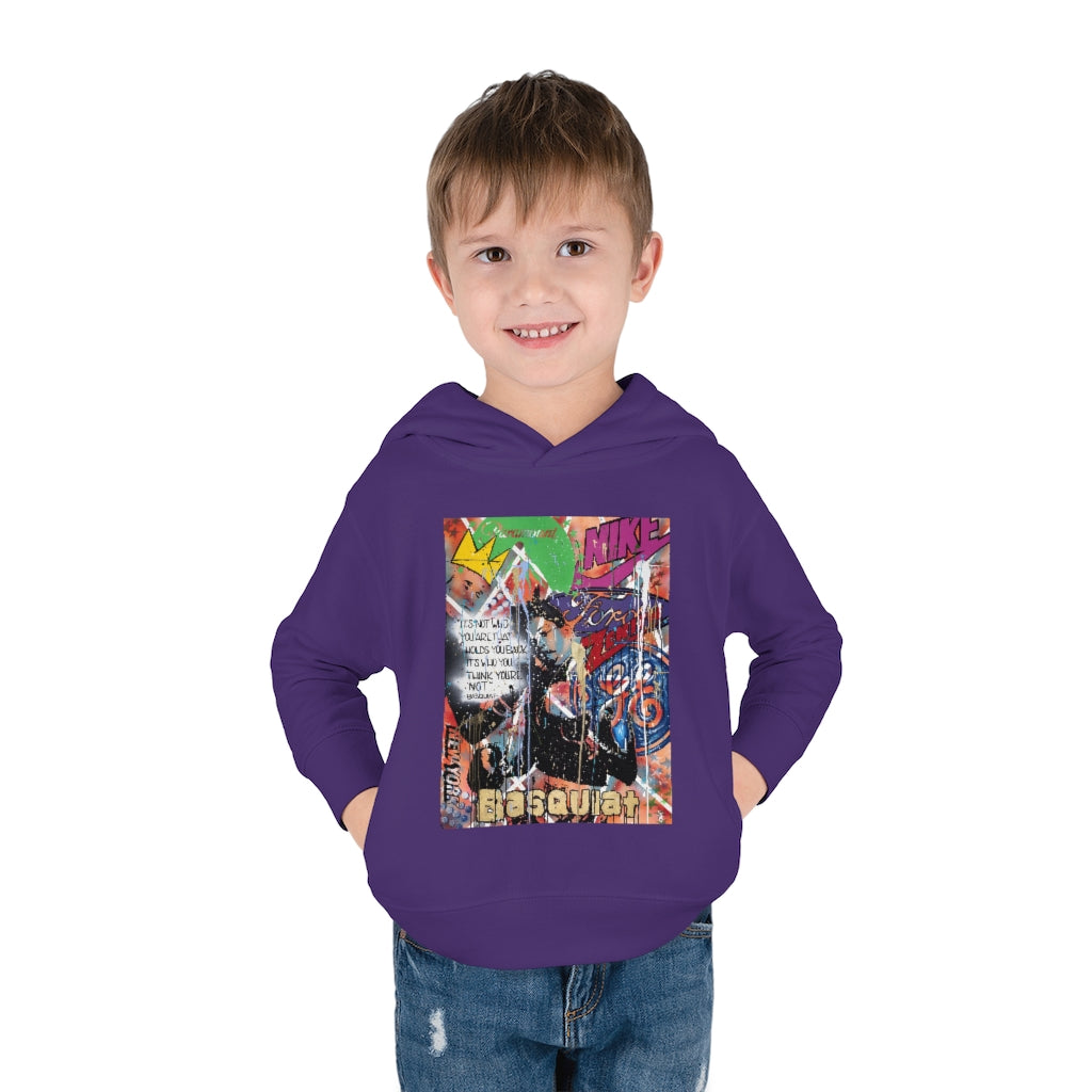"Basquiat/Warhol Tribute" Toddler Pullover Fleece Hoodie