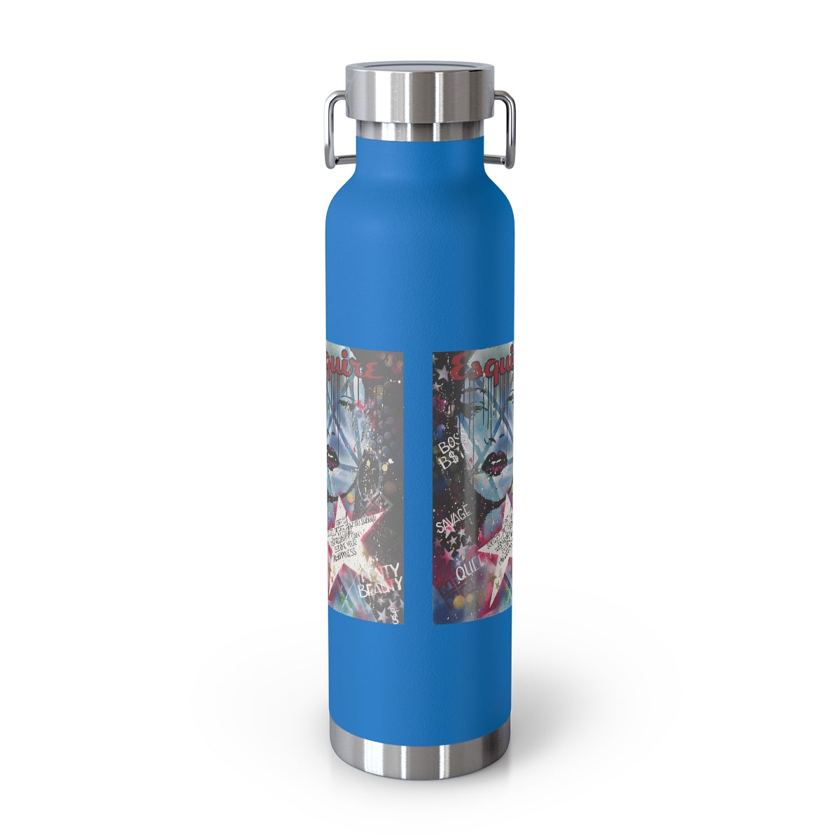 "Be The Boss-Inspired By Rihanna" Copper Vacuum Insulated Bottle, 22oz