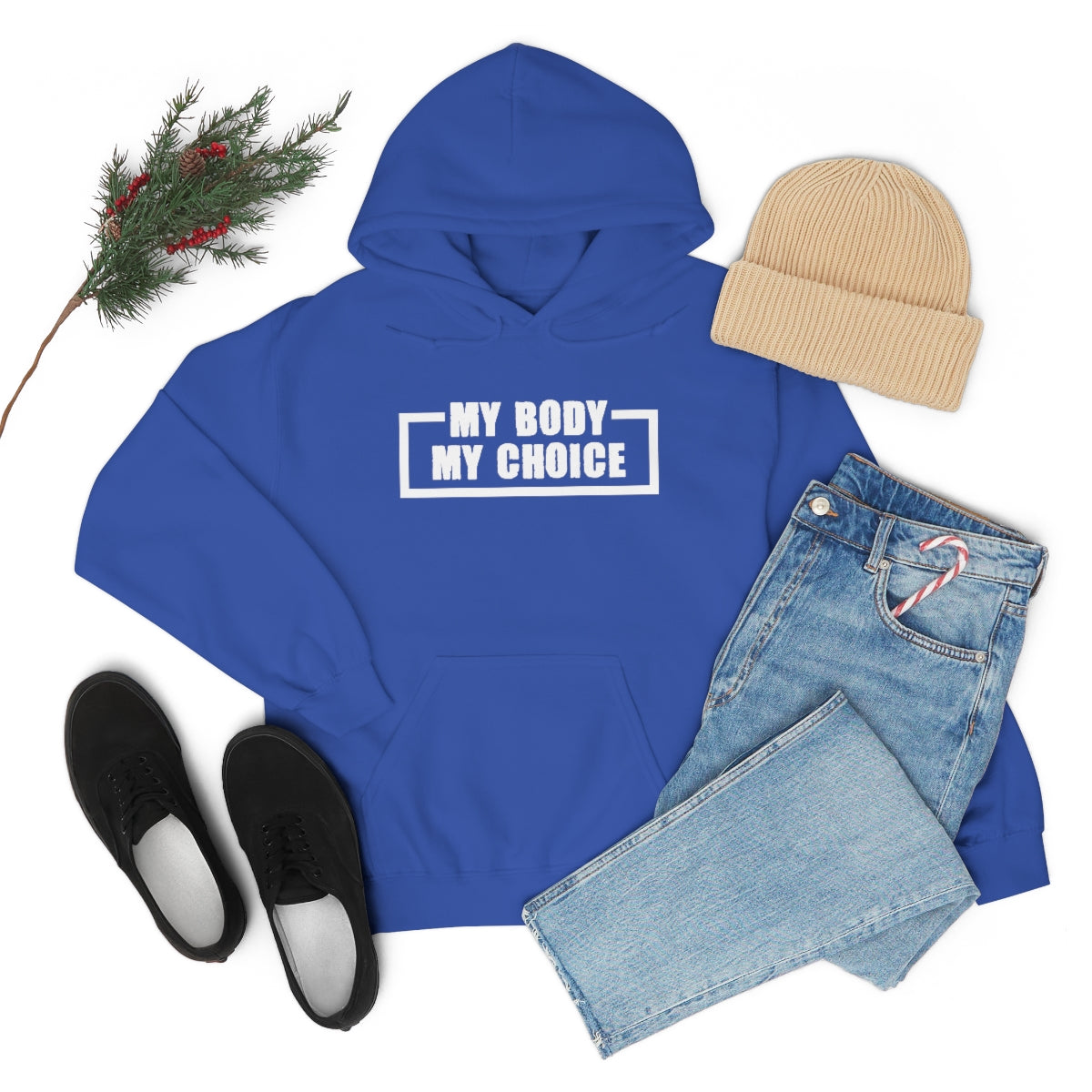 "My Body My Choice" Unisex Heavy Blend™ Hooded Sweatshirt
